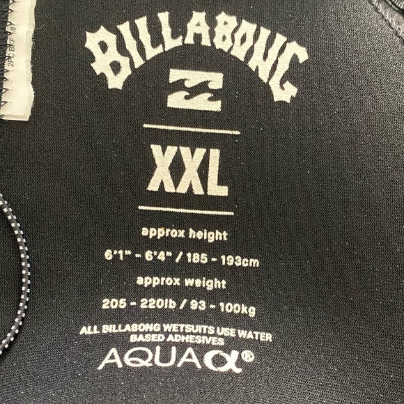 Billabong Long Sleeve Surfing Water Shorts Wetsuit Size XXL - Picture 3 of 13